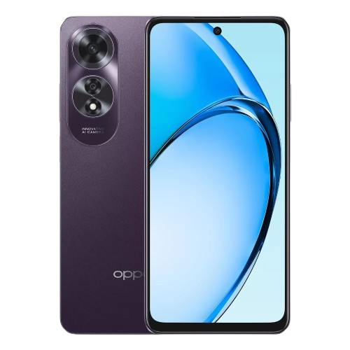 Oppo A60 5G 8GB RAM 256GB Storage - Purple- Middle East Version| Malik Electronics UAE - Malik Electronics UAE