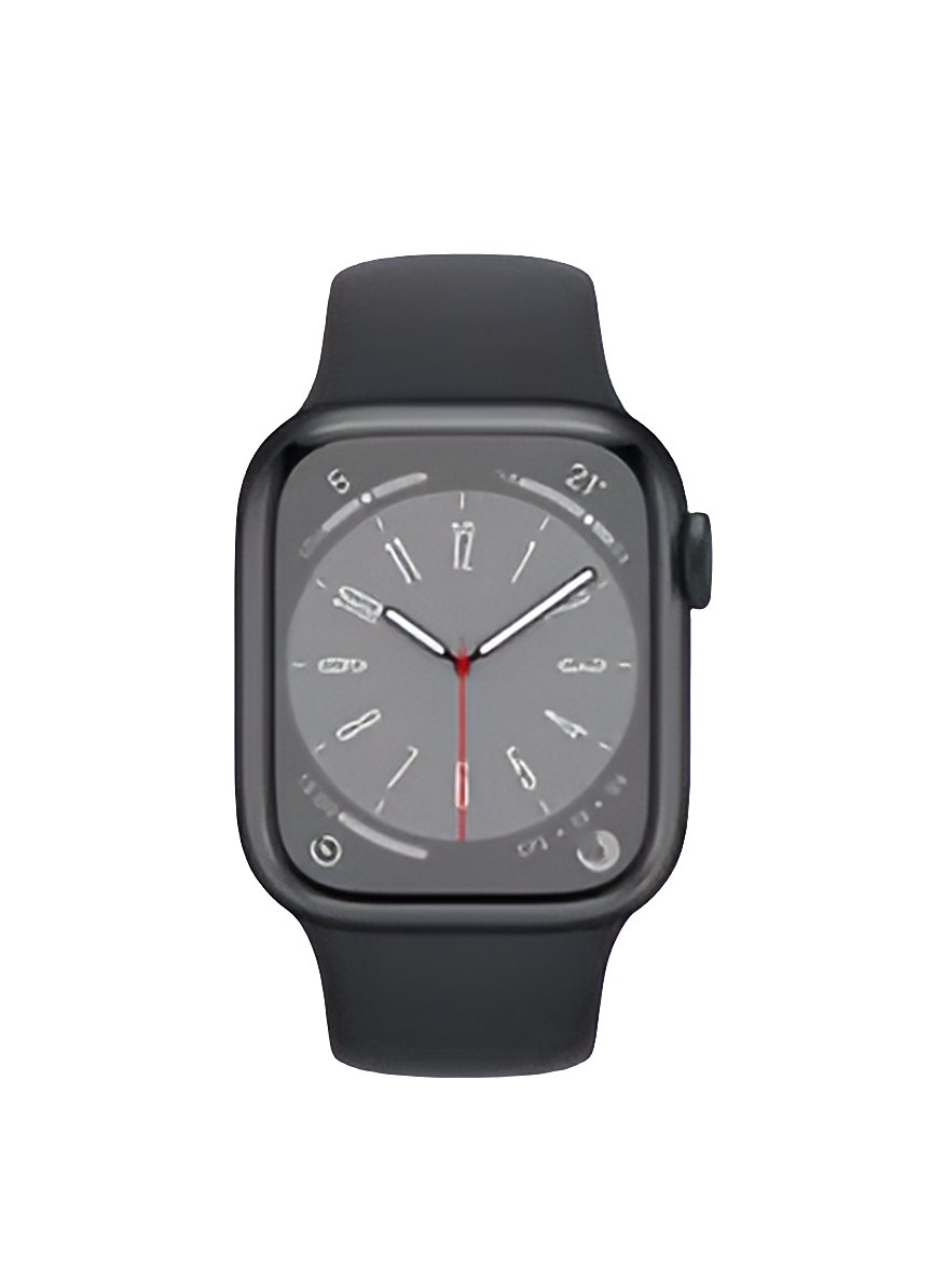Apple Watch Series 8 GPS + Cellular 41mm – Midnight Aluminum Case with Midnight Sport Band