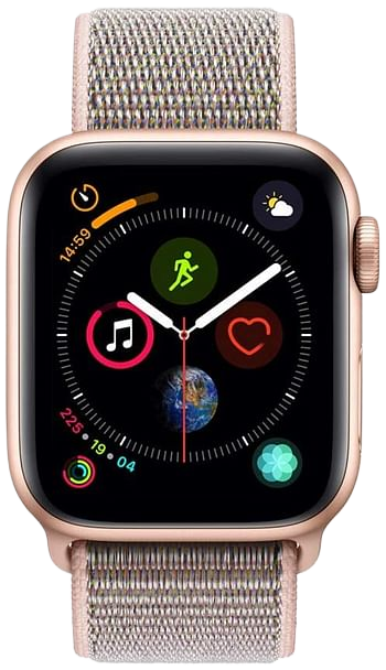 Apple Watch Series 4 (GPS, 40mm) – Gold Aluminum with Pink Sand Sport Loop | Stylish & Smart