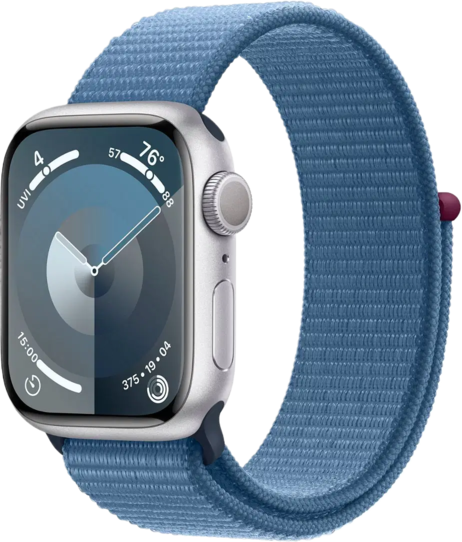 Apple Watch Series 9 (41mm GPS) – Silver Aluminum with Winter Band | Sleek & Smart Companion | Pre – Owned