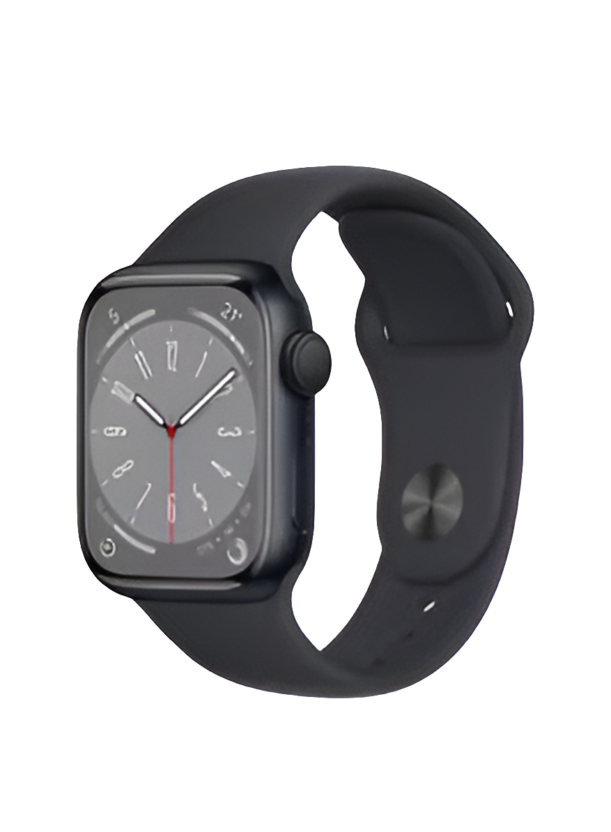 Apple Watch Series 8 GPS + Cellular 41mm – Midnight Aluminum Case with Midnight Sport Band
